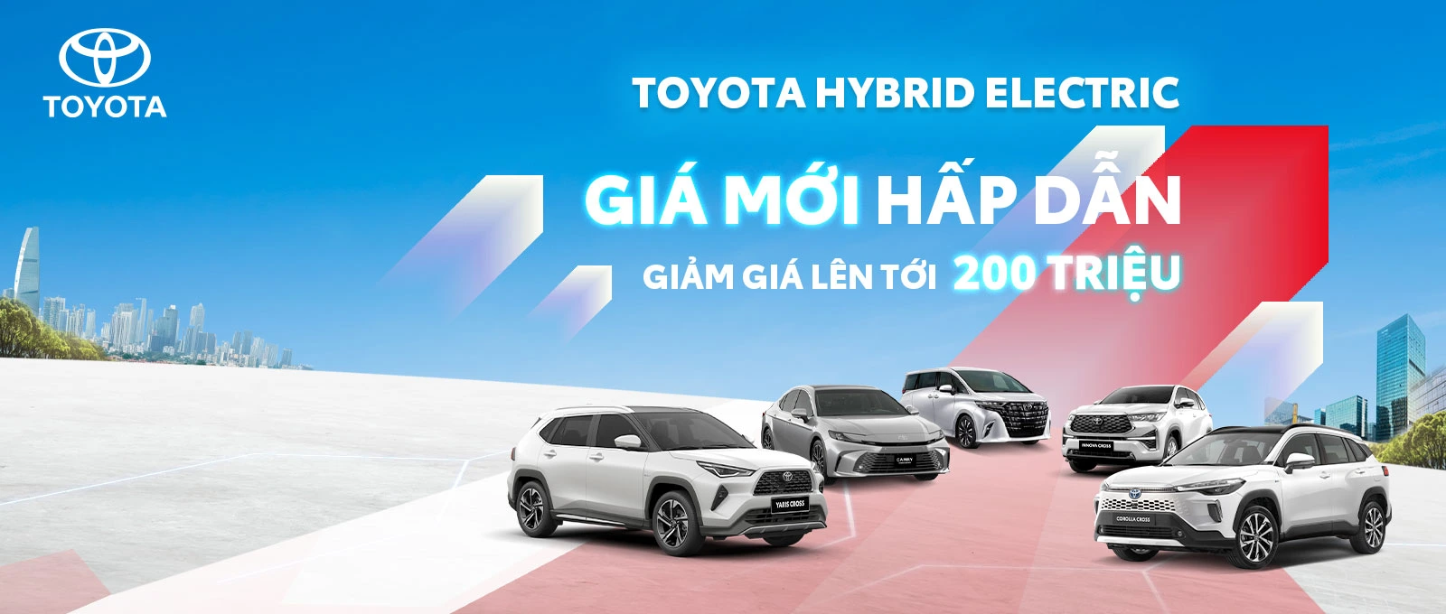 giảm giá cho xe Xanh Hybrid